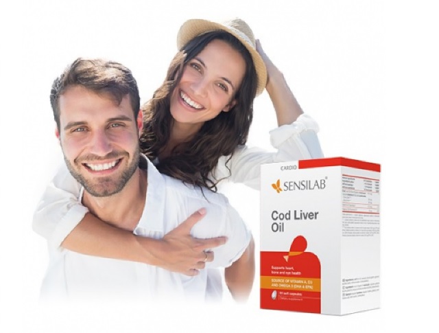 SensiLab Cod Liver Oil balsam pentru sistemul cardio-vascular, dinți, piele și ochi.